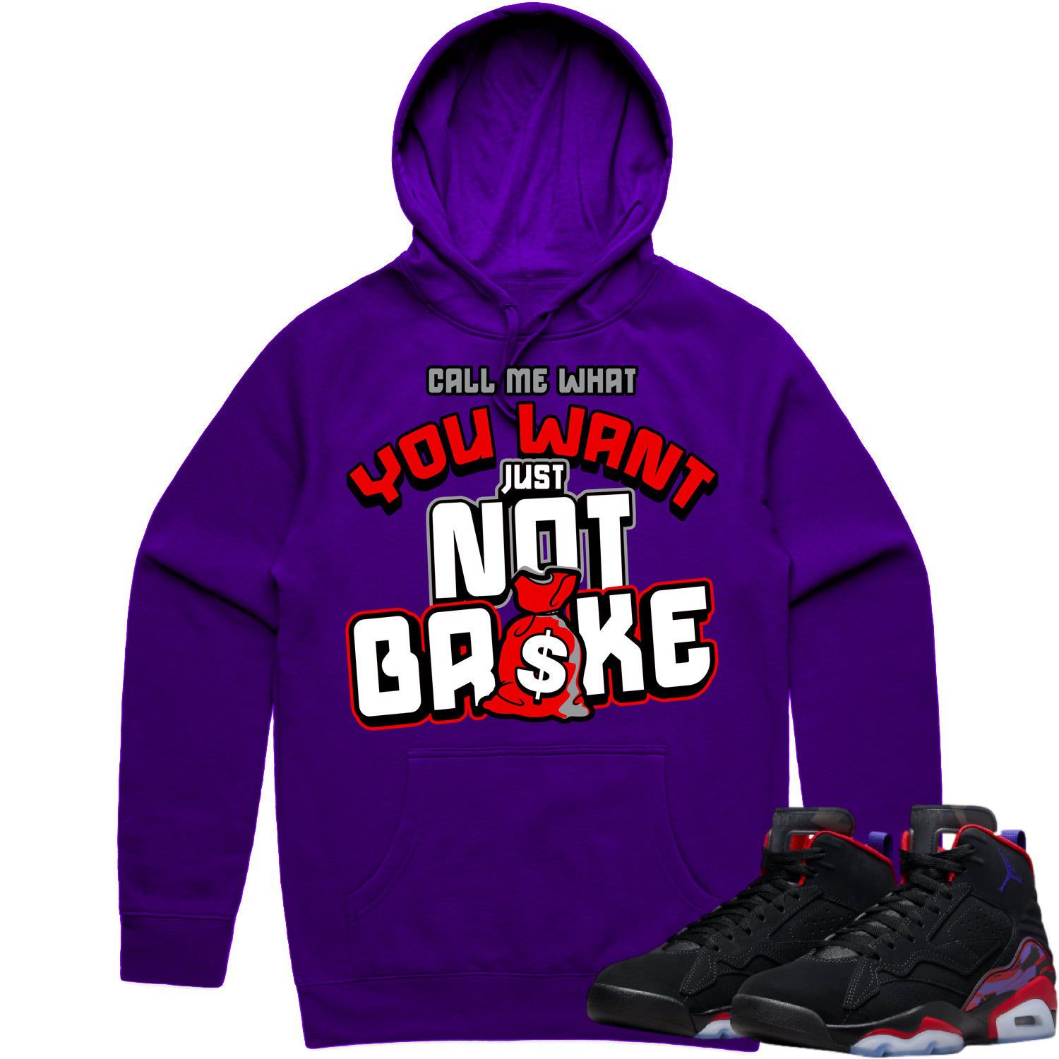 Jordan MVP Raptors Hoodie to Match - RED NOT BROKE