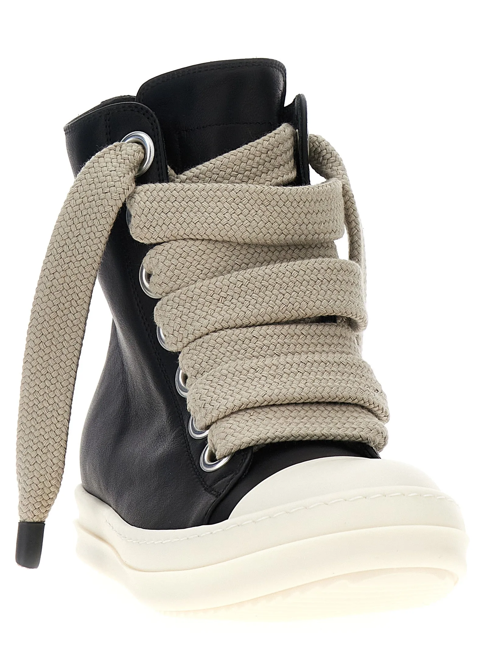 Jumbo Laced Sneakers White/Black