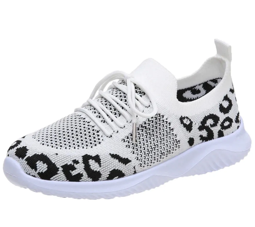 Leopard Tennis Shoes - PRE ORDER