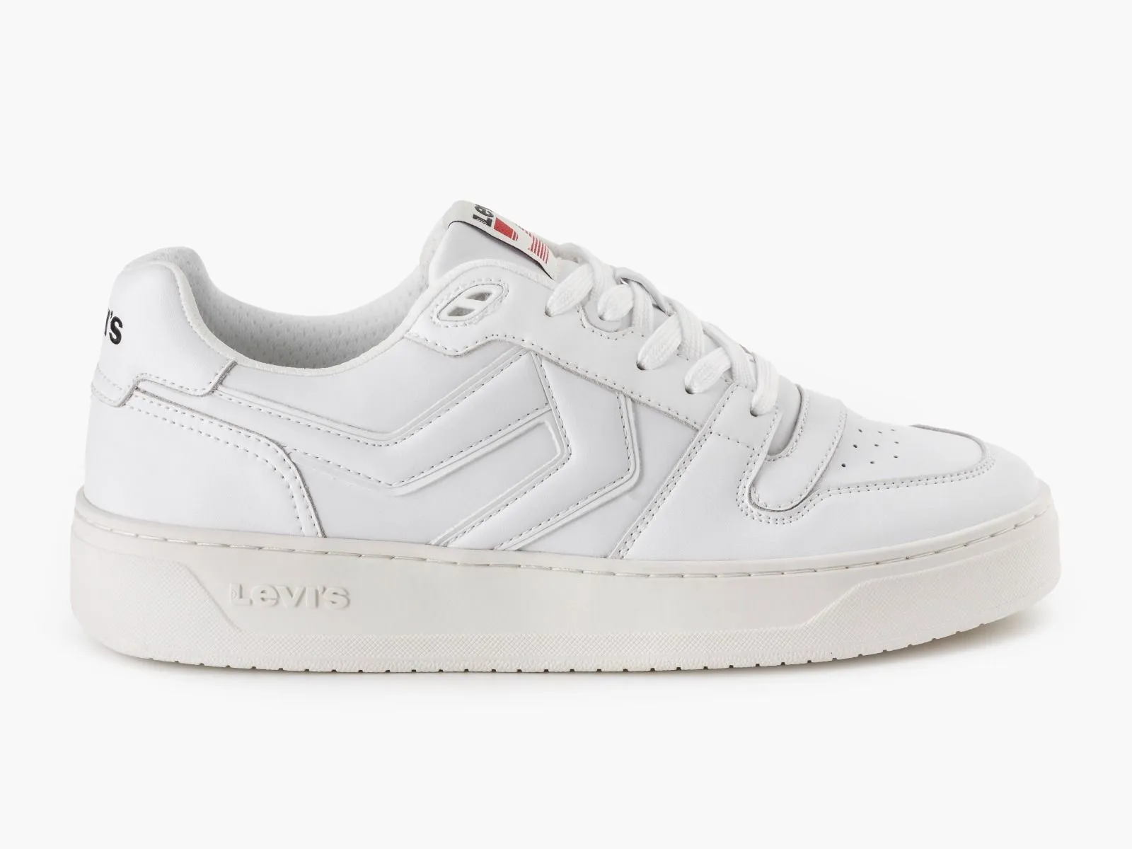 Levis Glide Lace Up Sneakers White