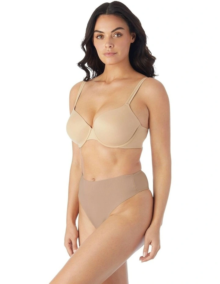 Light Shaping High Waist Everyday Shapewear Thong in Stucco