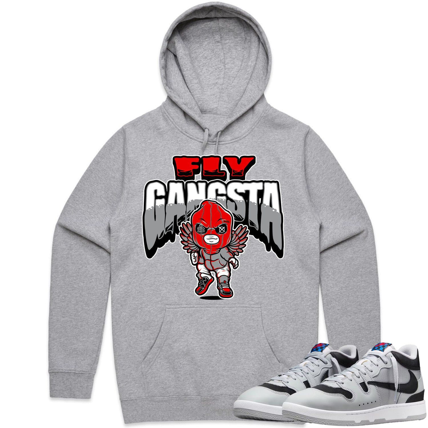 Mac Attack Cactus Jack Hoodie to Match - RED FLY GANGSTA