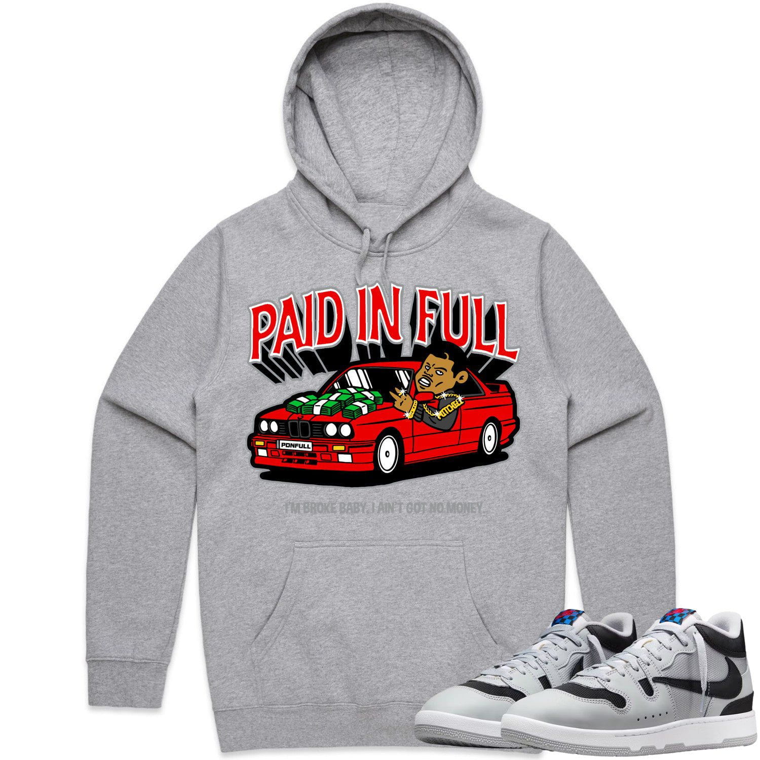 Mac Attack Cactus Jack Hoodie to Match - RED PAID