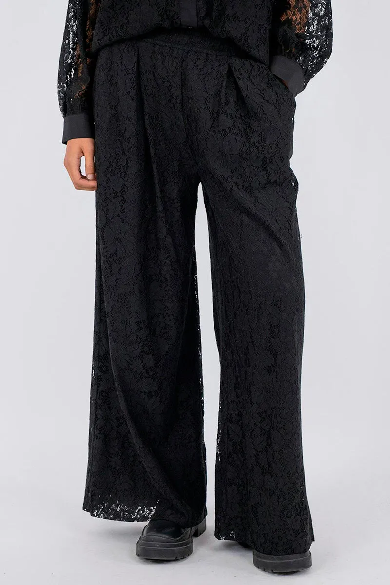 Madison Lace Pants | Blonde bukser fra Neo Noir