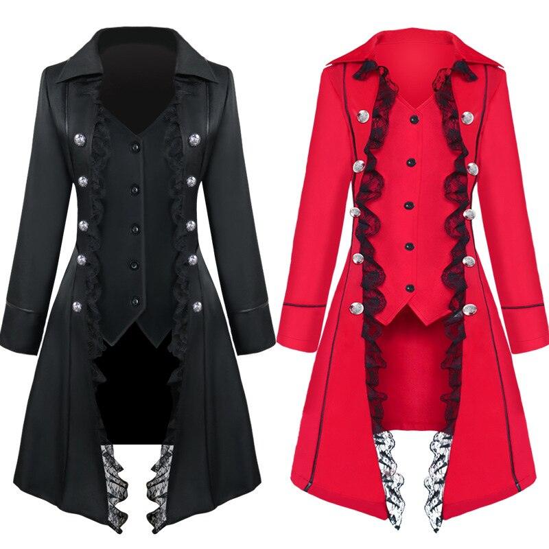 Medieval Dress Steampunk Pirate Cosplay Costume