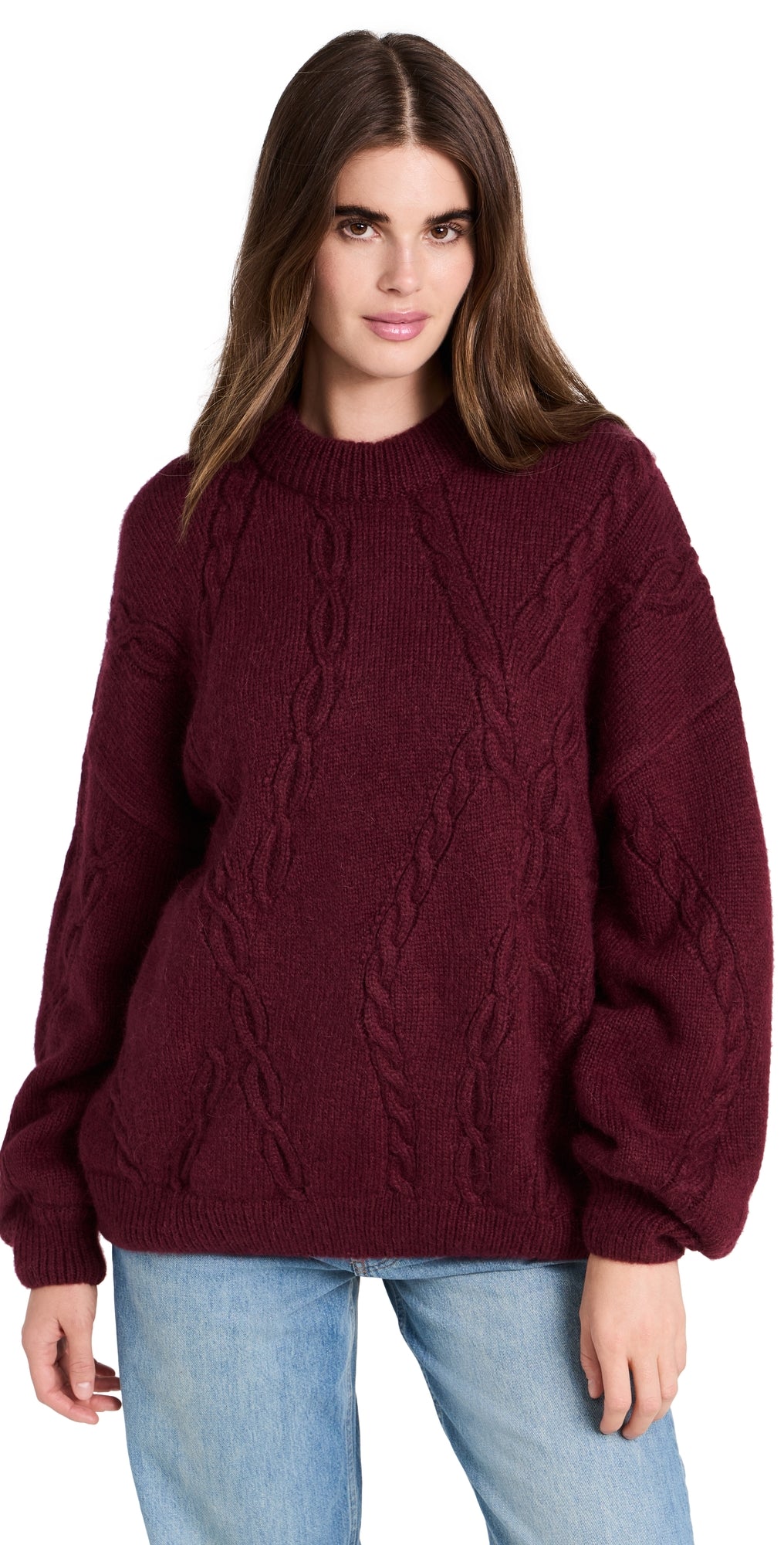 Mike Sweater - Burgundy