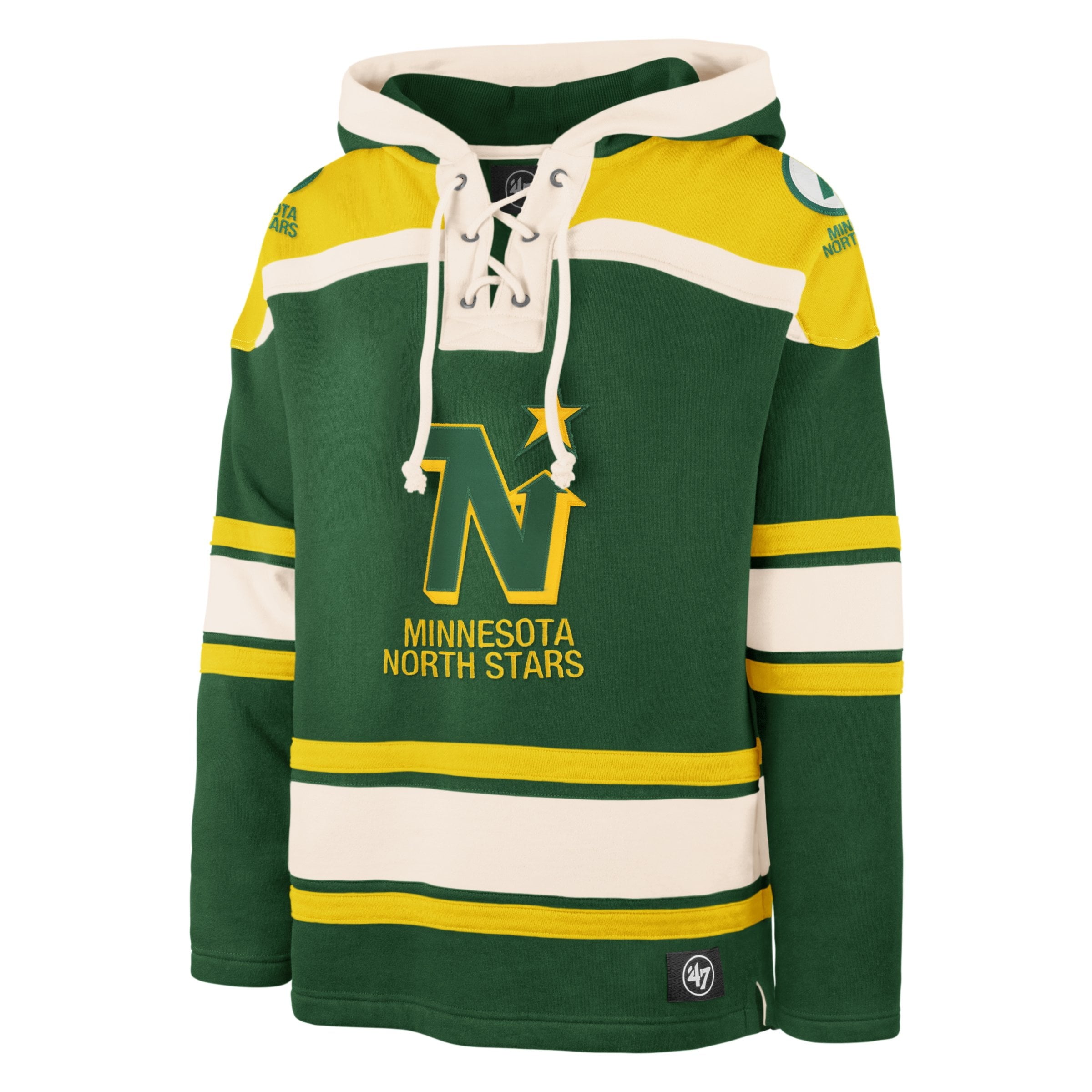 MINNESOTA NORTH STARS VINTAGE SUPERIOR '47 LACER HOOD