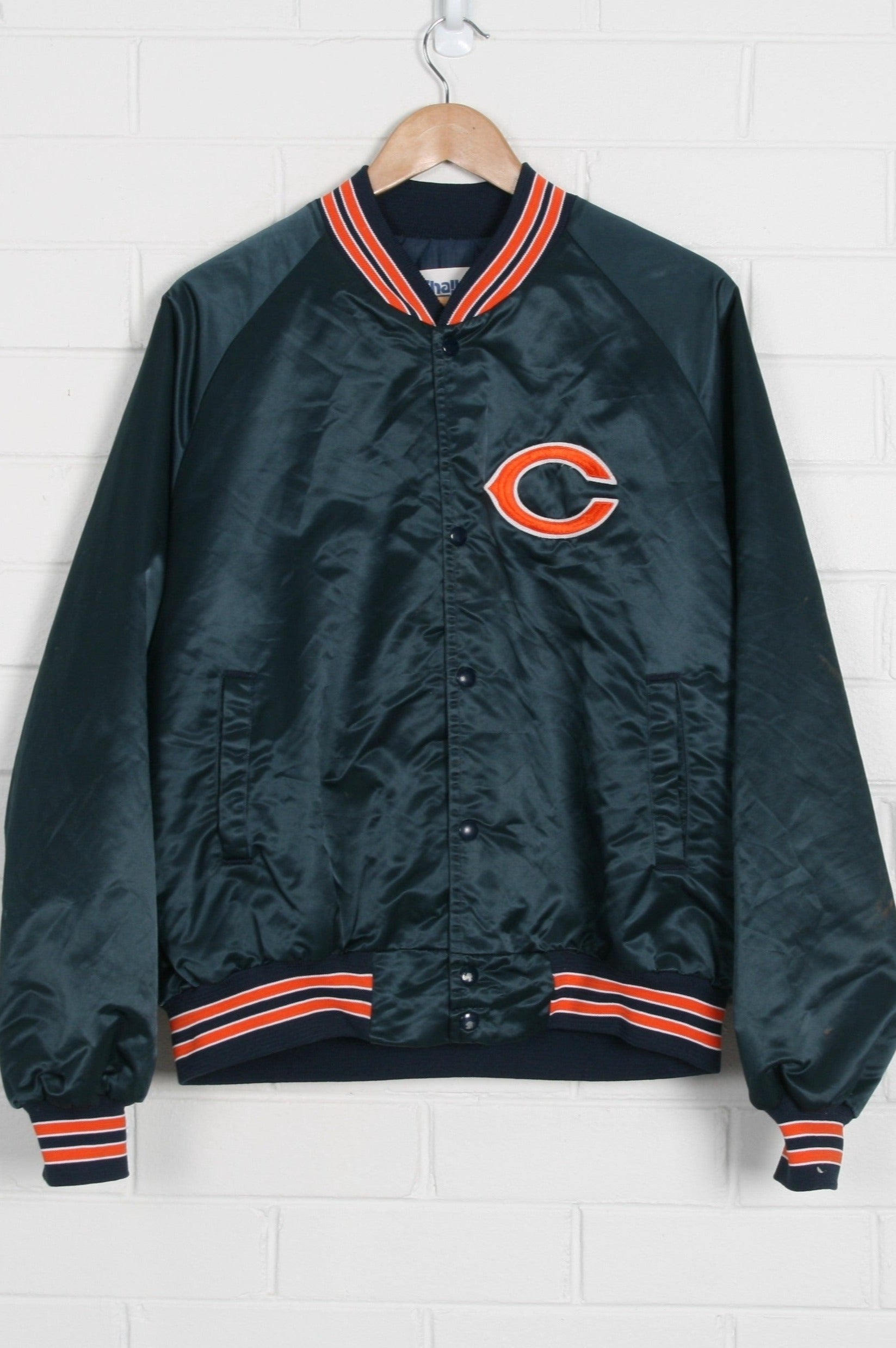 MLB Chicago Cubs Satin Bomber Jacket USA Made (L)