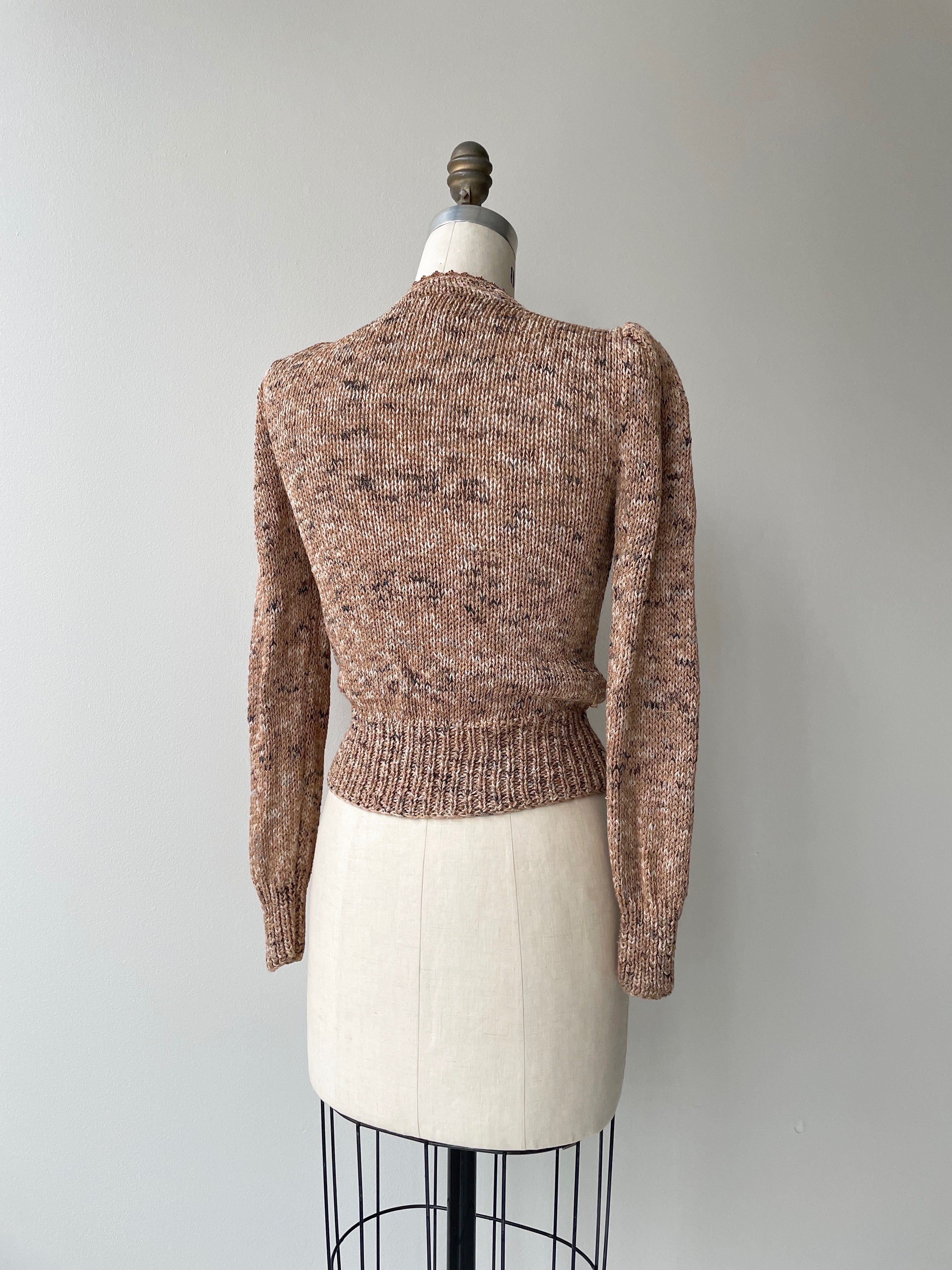 Mohair Leaf Silk Sweater