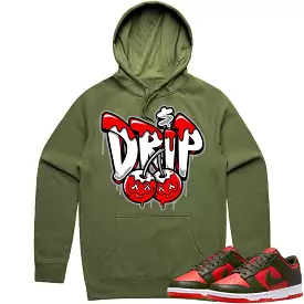 Mystic Red Dunks Hoodie to Match - RED MONEY DRIP