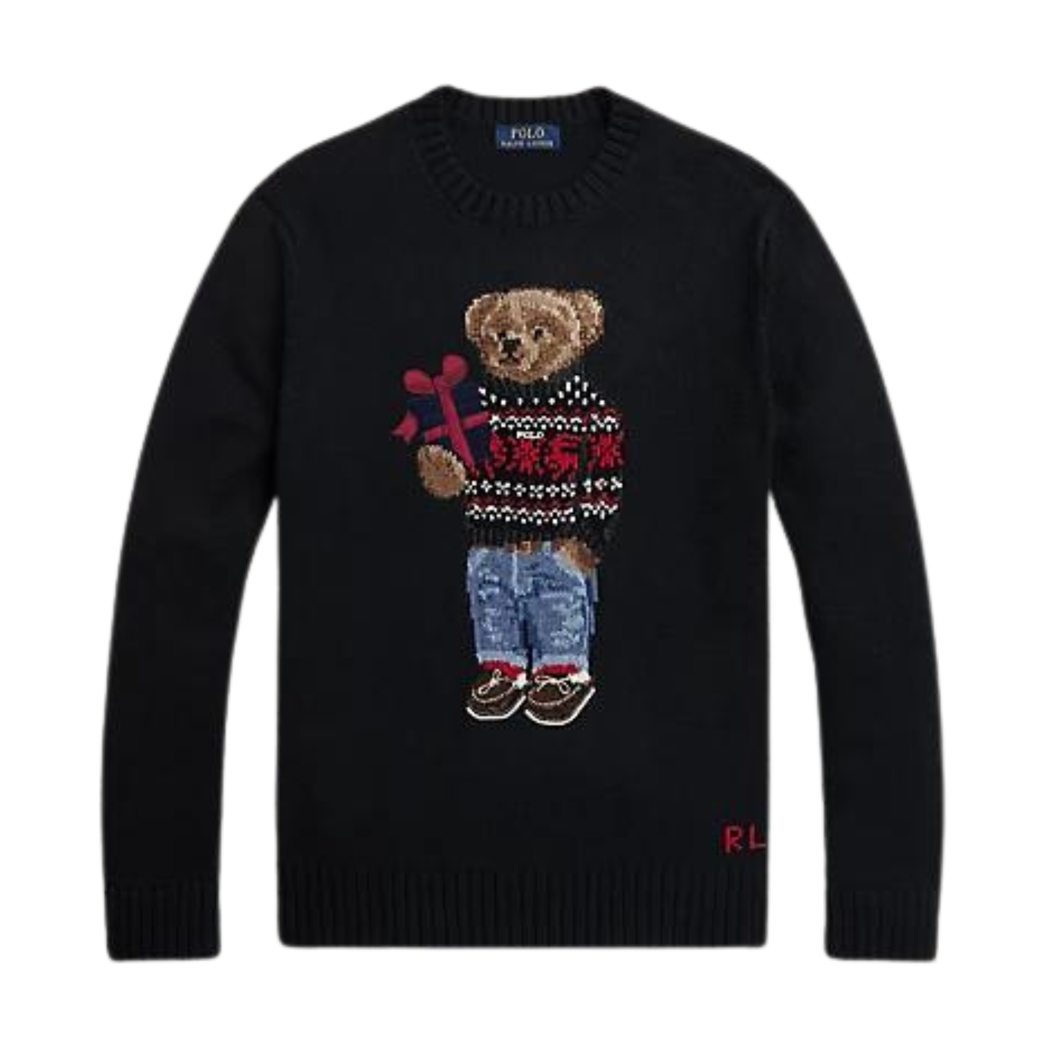 Polo Ralph Lauren Polo Bear Cotton-Cashmere Sweater (Black)