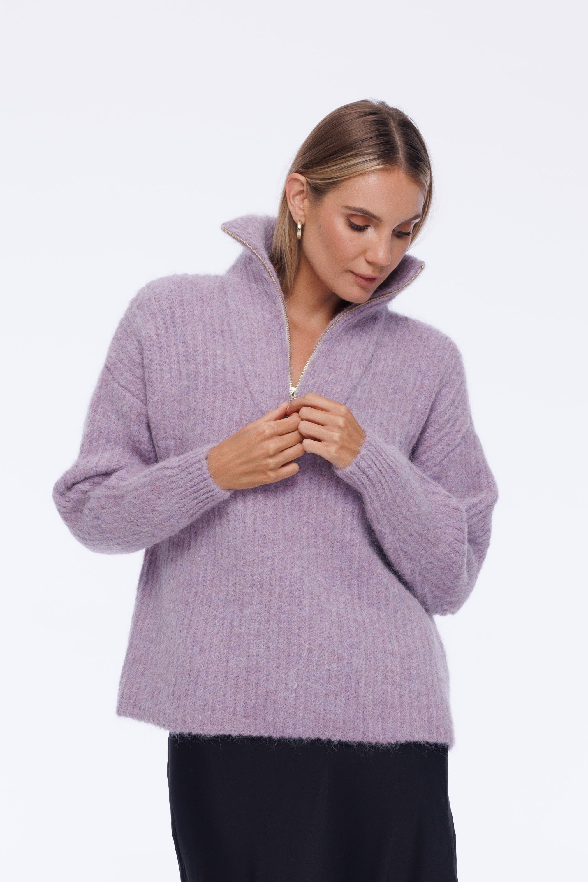 PRE-ORDER Bonita Sweater - Lilac Whisper