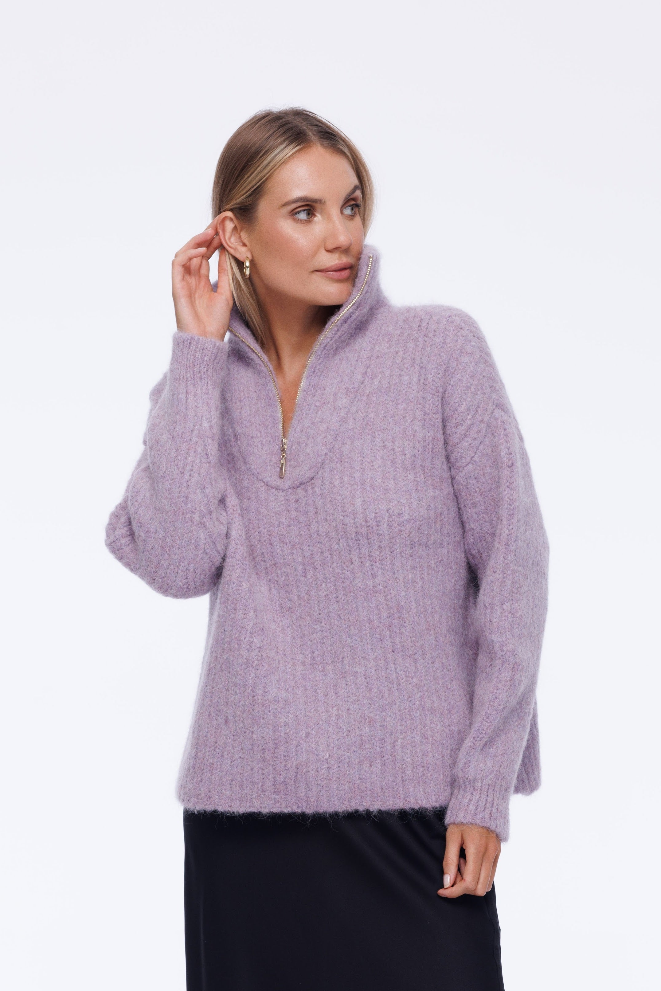 PRE-ORDER Bonita Sweater - Lilac Whisper