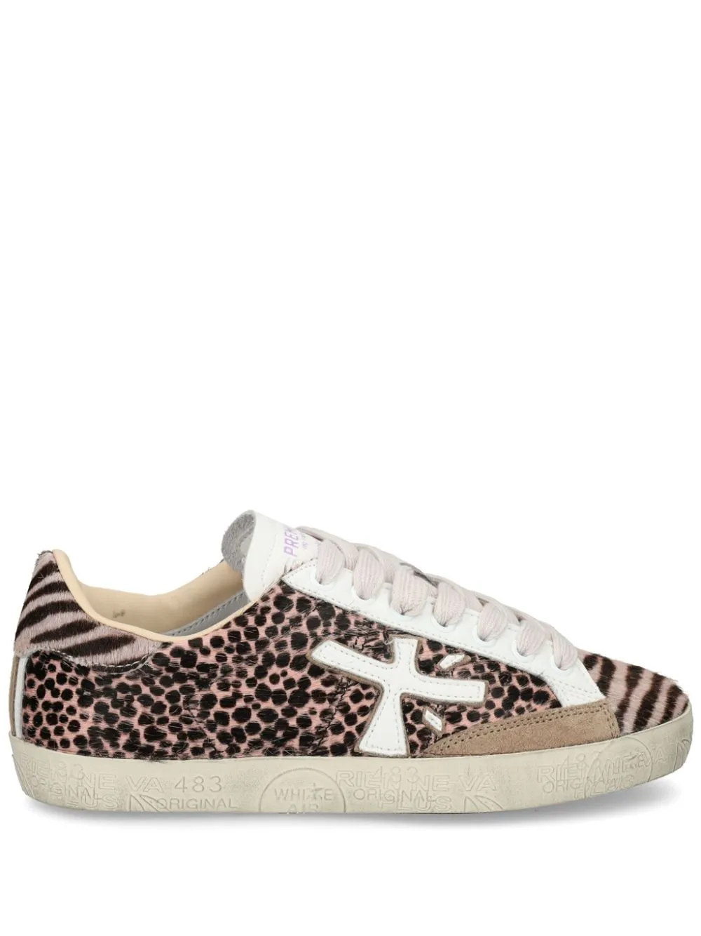 Premiata leopard-print sneakers - Neutrals