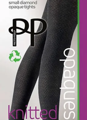 Pretty Polly Small Diamond Knitted Tights | Grattan