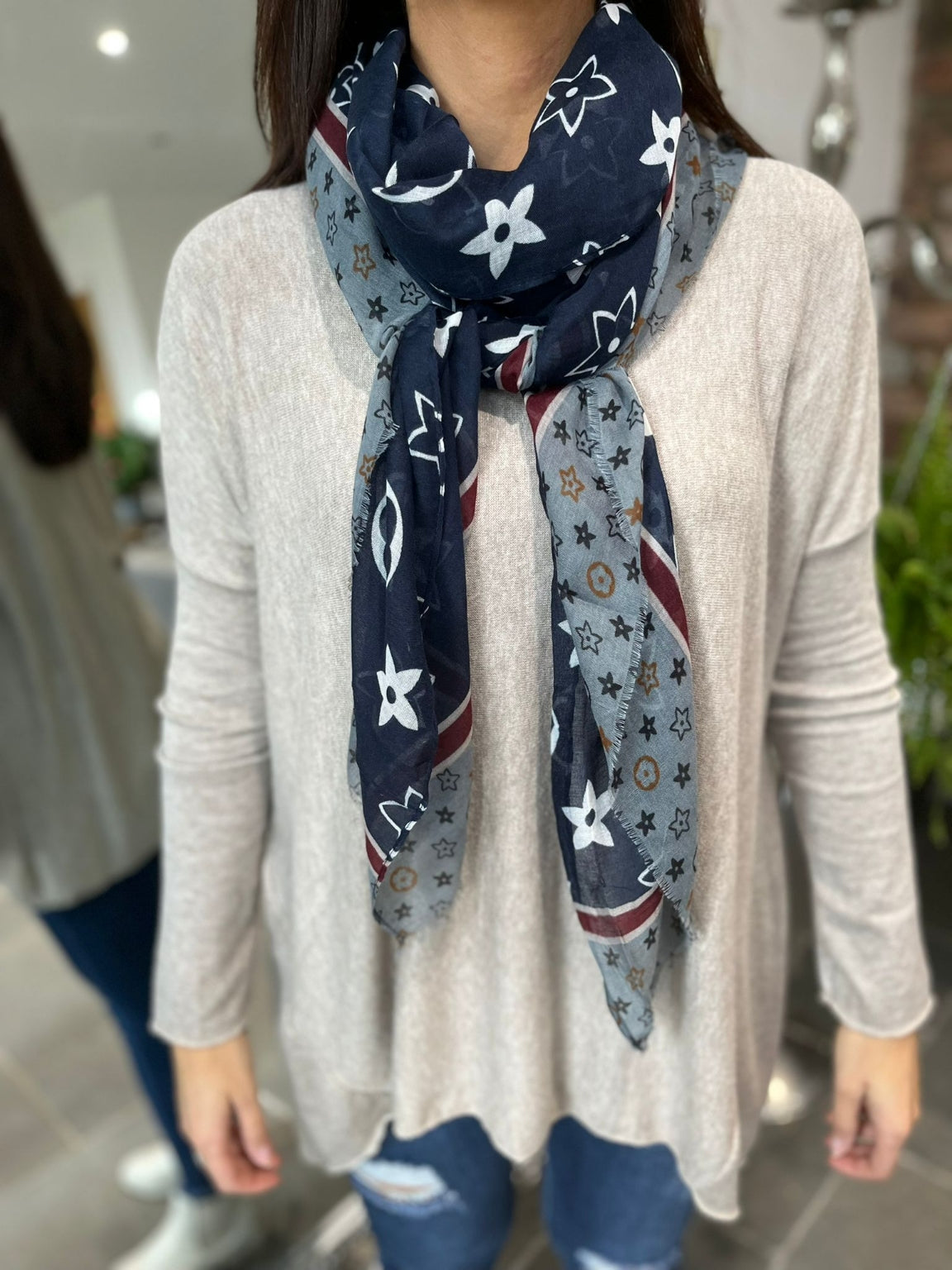 Printed Scarf Jenny