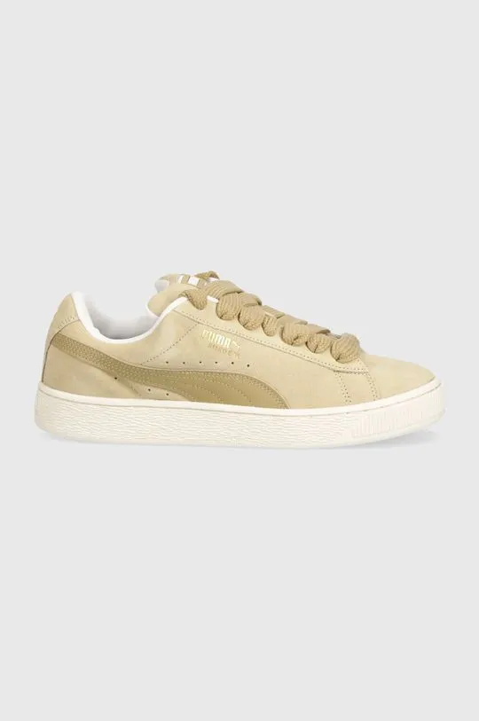 Puma leather sneakers Suede XL beige color 395205