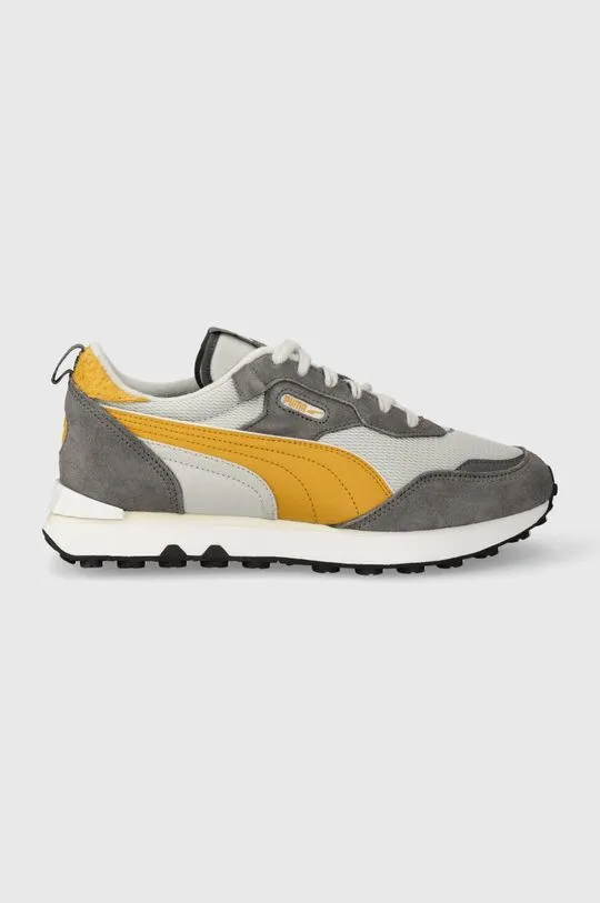 Puma sneakers Rider FV Retro gray color