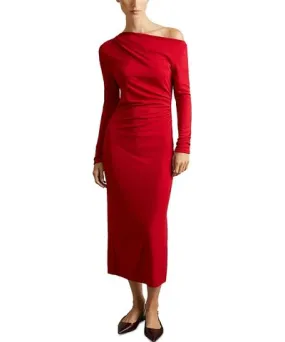 Reiss Becky Fitted Jersey Midi Dress