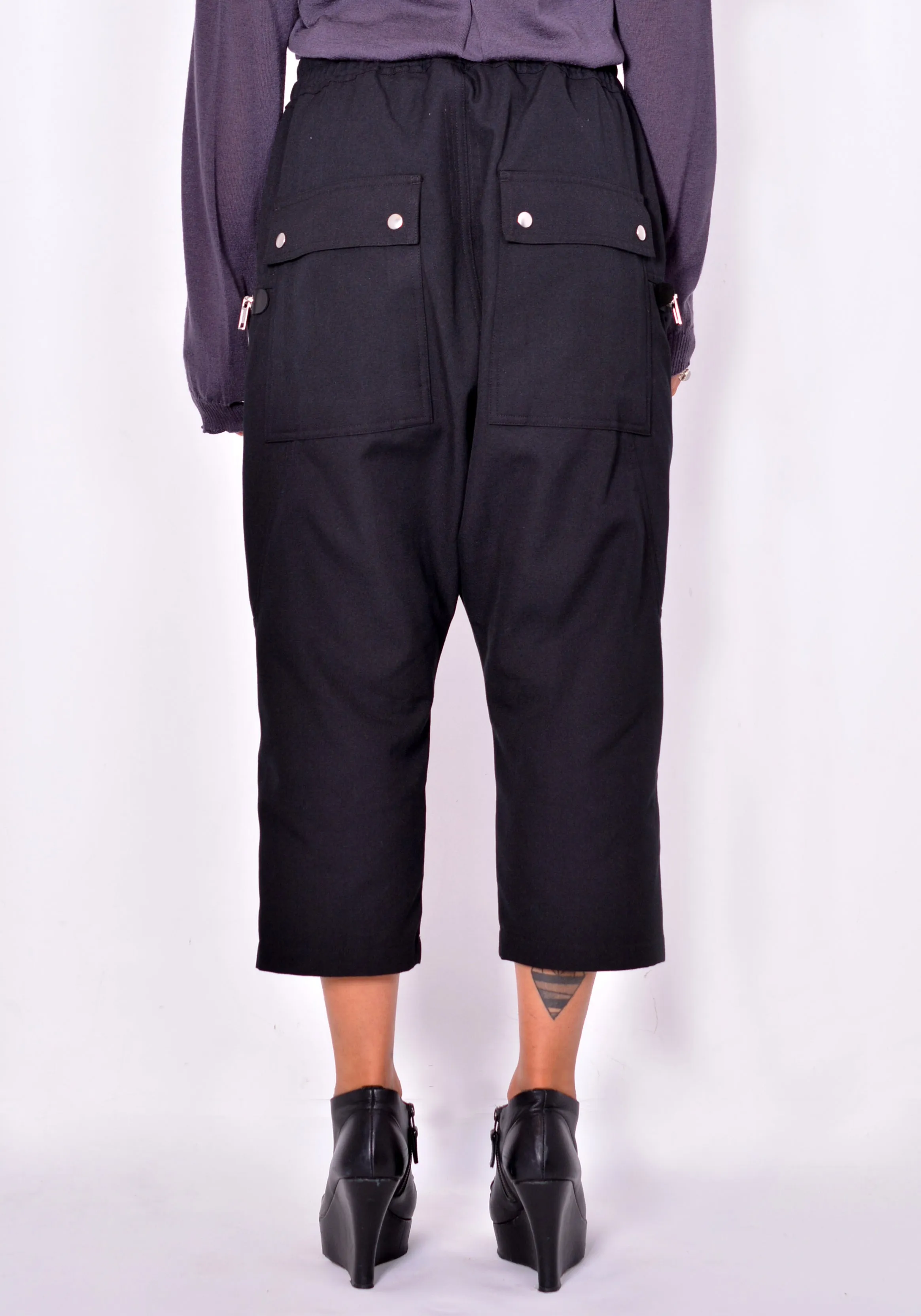 RICK OWENS RP02A7320 CVR LACK BELA PANTS