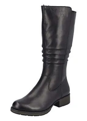 Rieker Black Long Boots