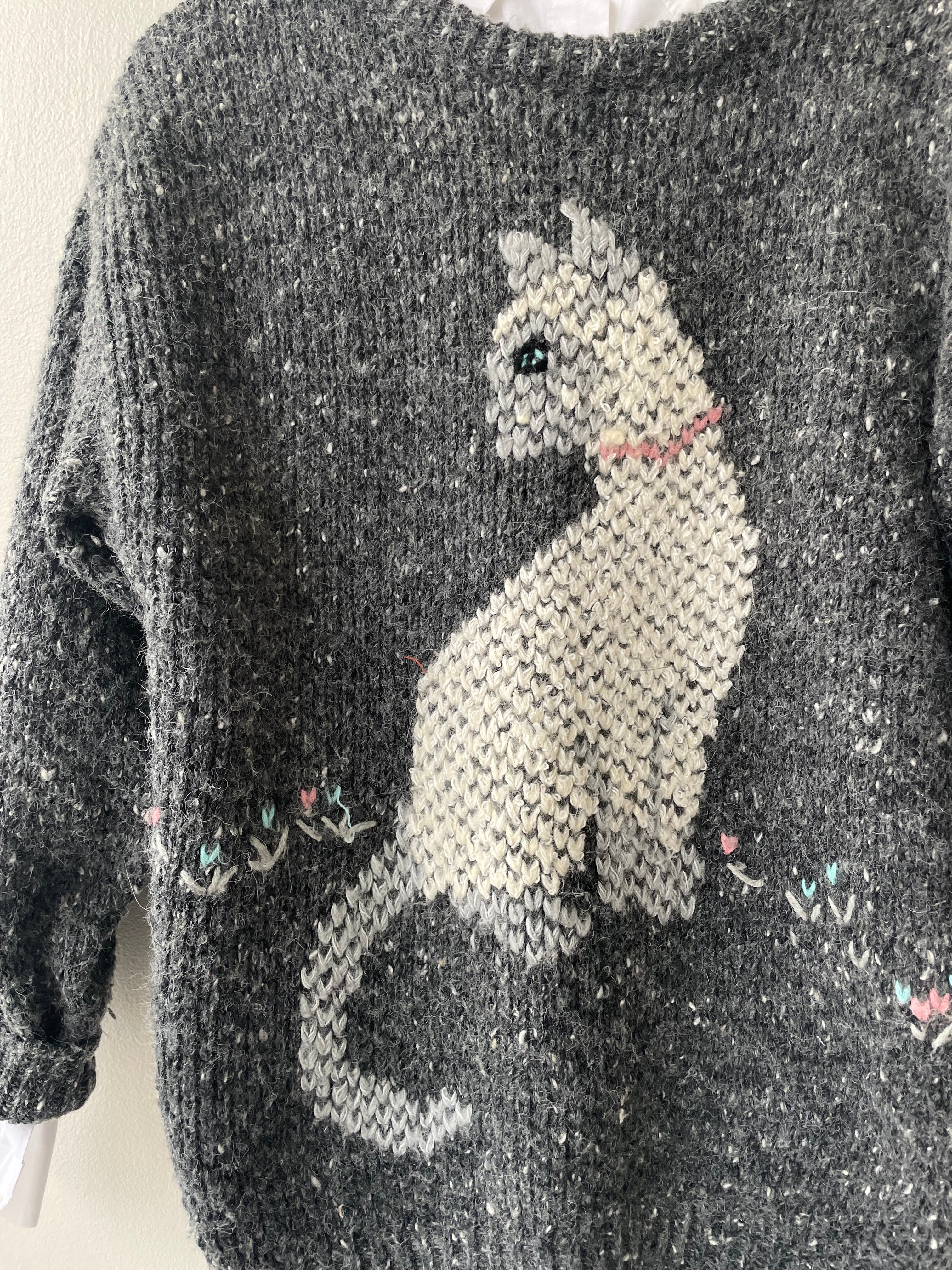 Siamese Cat Sweater | 1980s