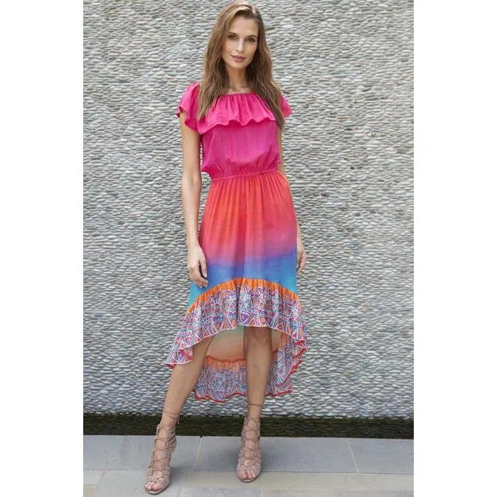 Silk Ibiza Midi Dress