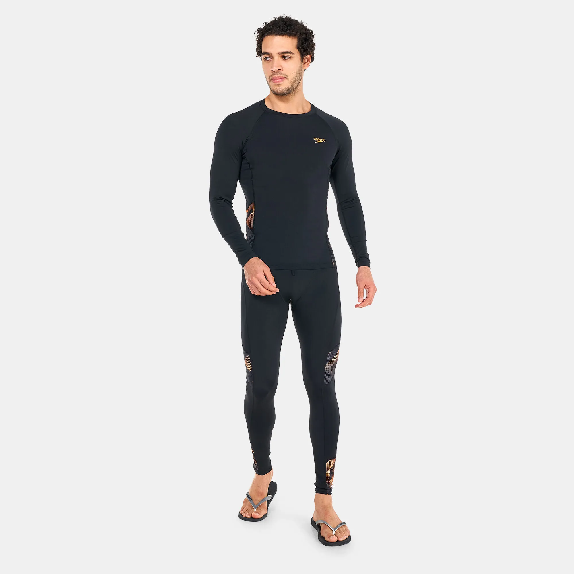 Speedo Men's Printed Swimming Rashguard