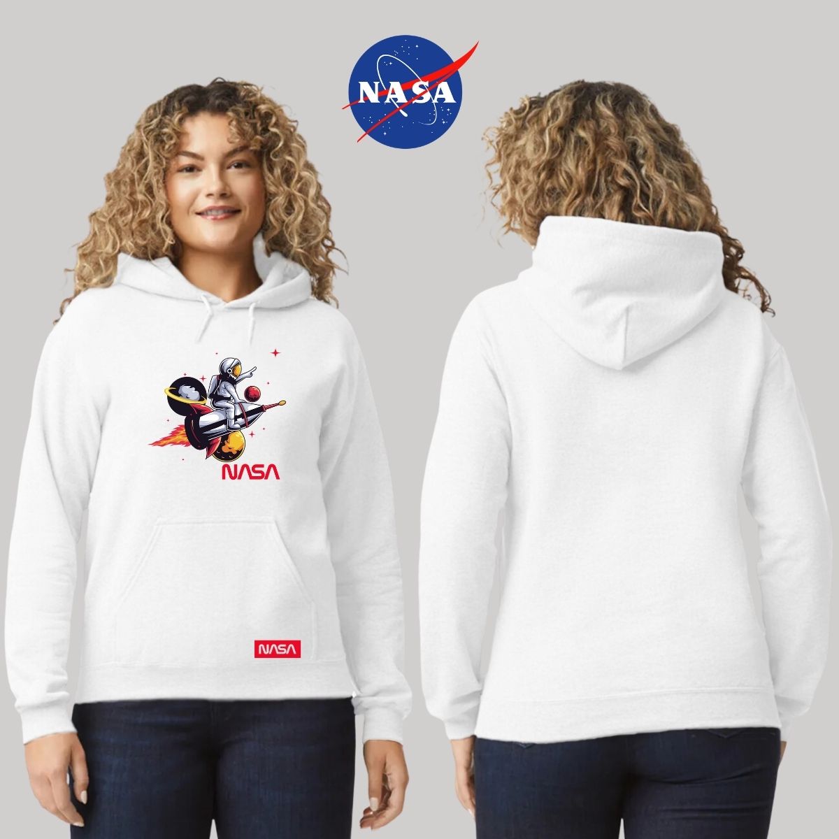 Sudadera para Mujer Hoodie Nasa Seal