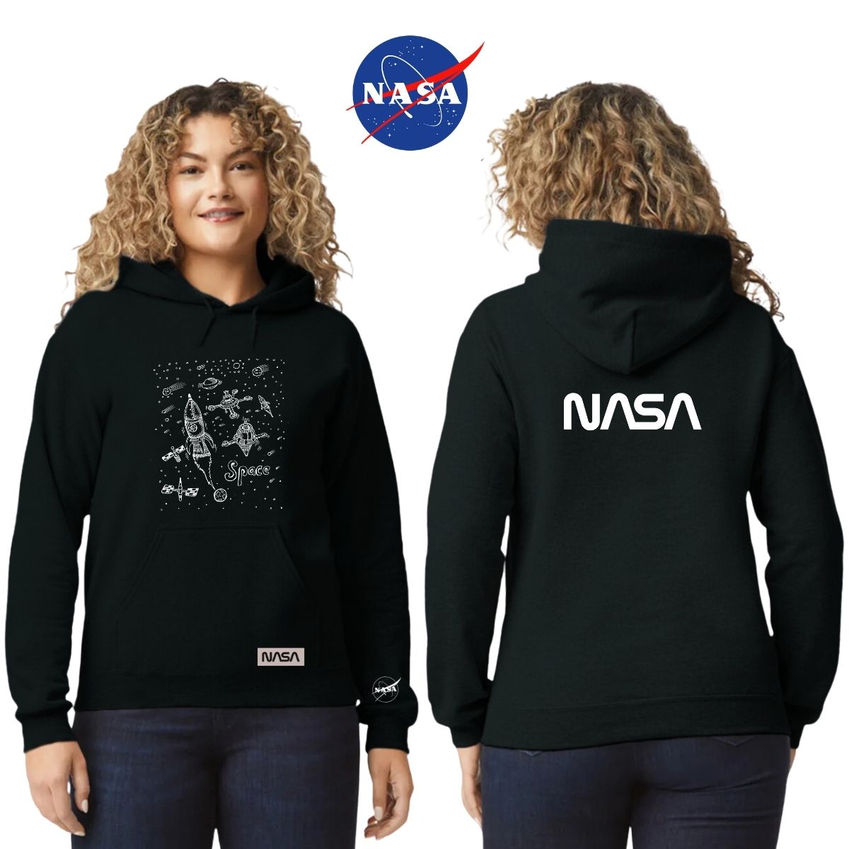 Sudadera para Mujer Hoodie Nasa Space