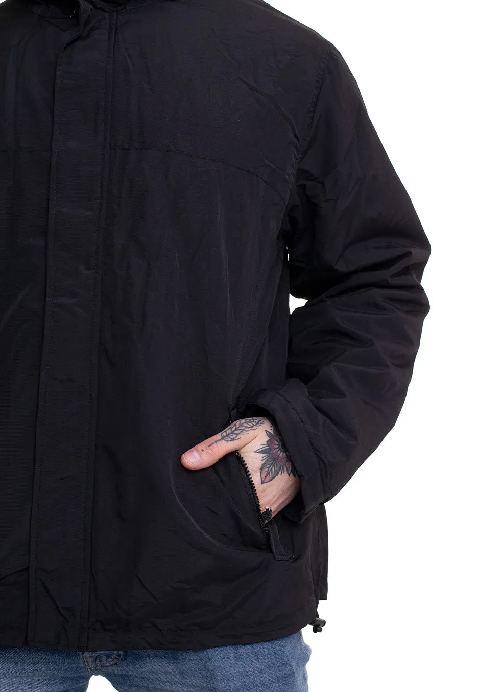 Surplus - Zipper Black - Windbreaker