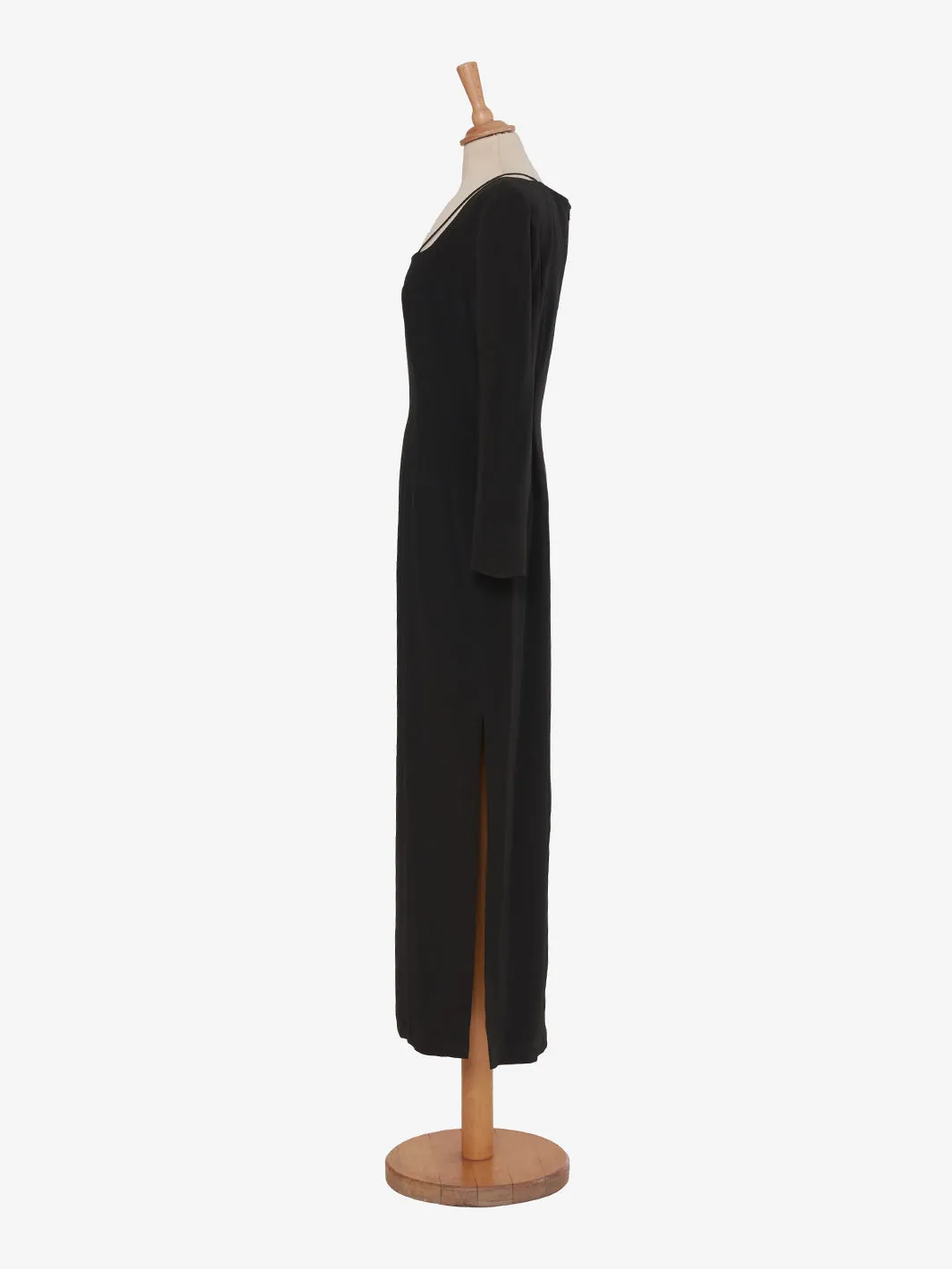 Thierry Mugler Black Long Dress - '90s