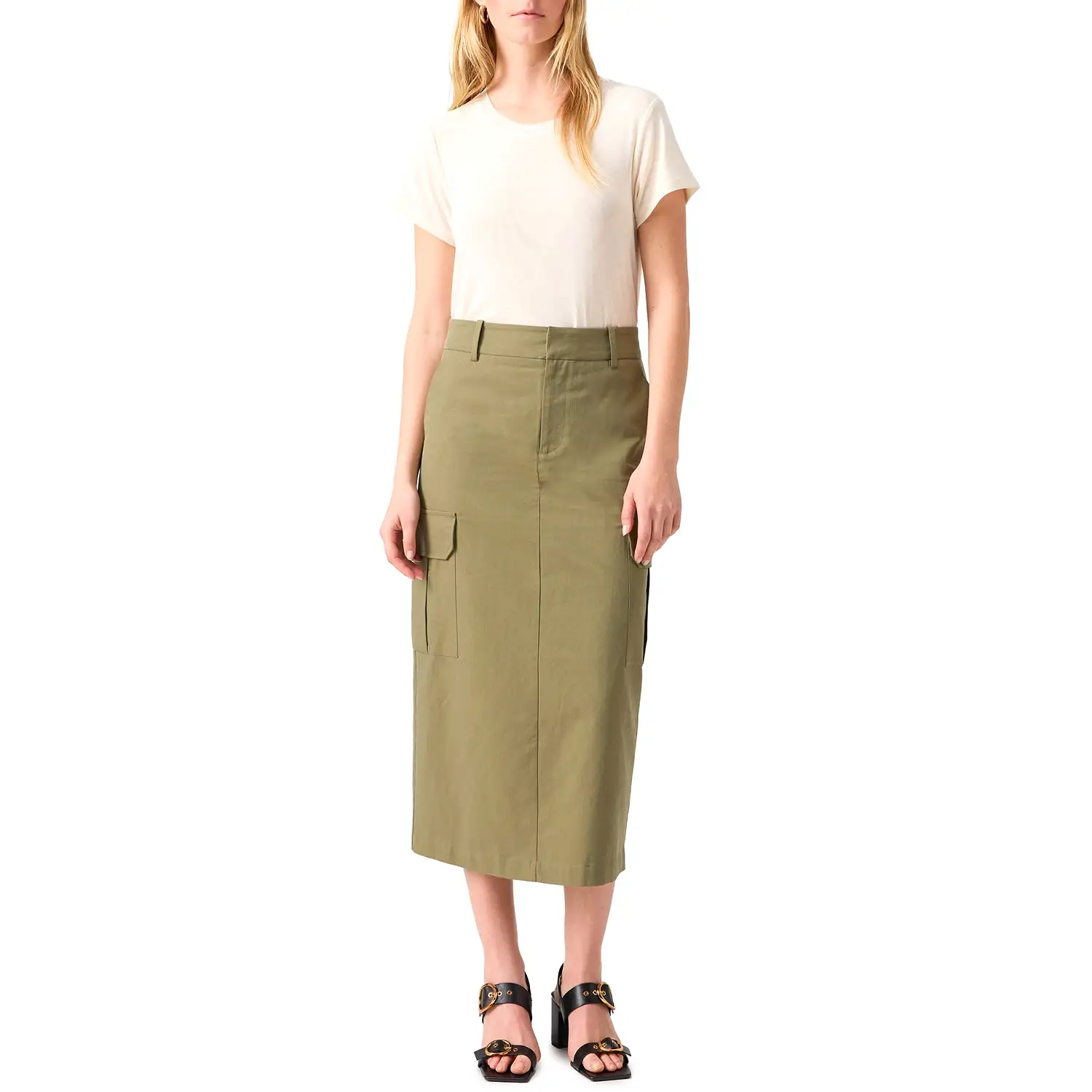 TRIPLE THREAT MIDI SKIRT - SANCTUARY