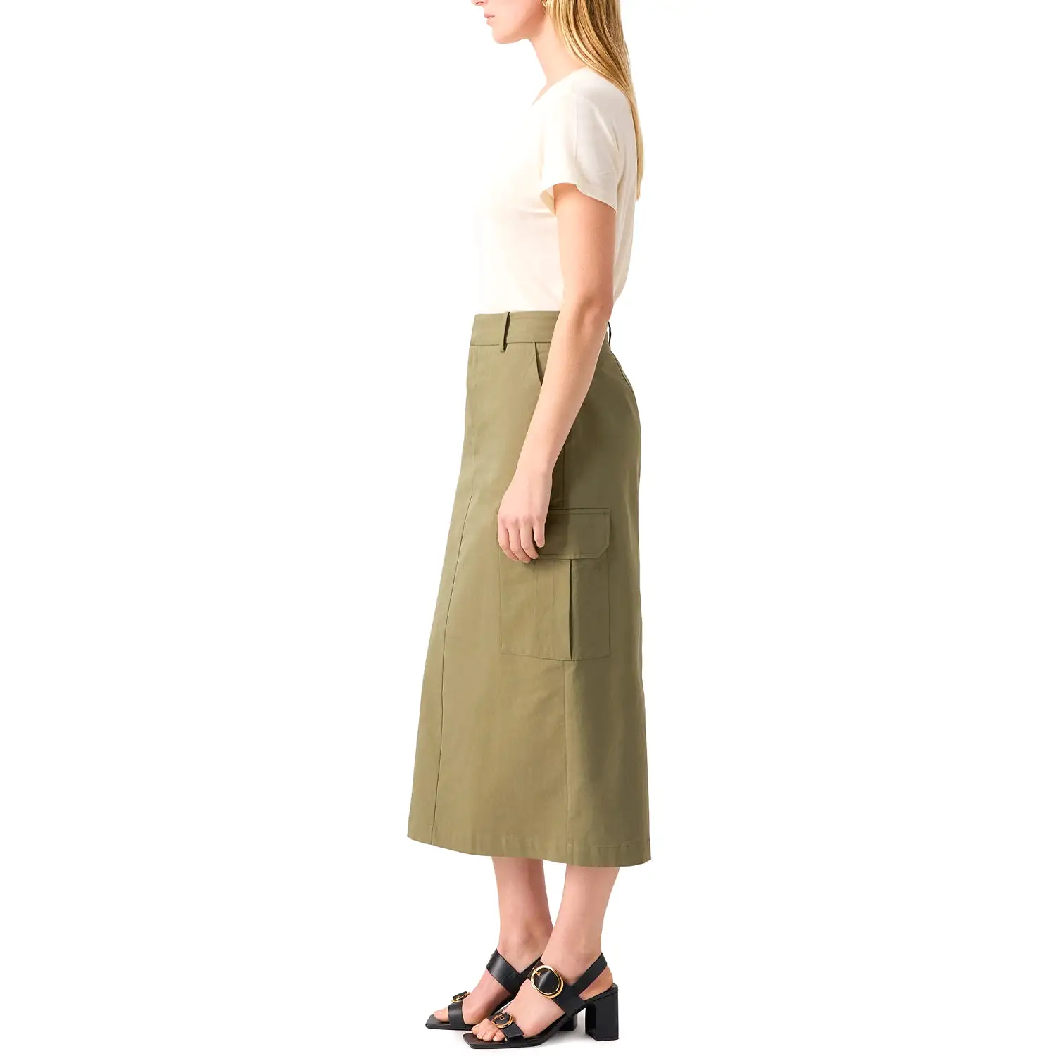 TRIPLE THREAT MIDI SKIRT - SANCTUARY