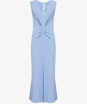 VICTORIA BECKHAM Womens Bluebell Gathered-waist sleeveless stretch-woven midi dress