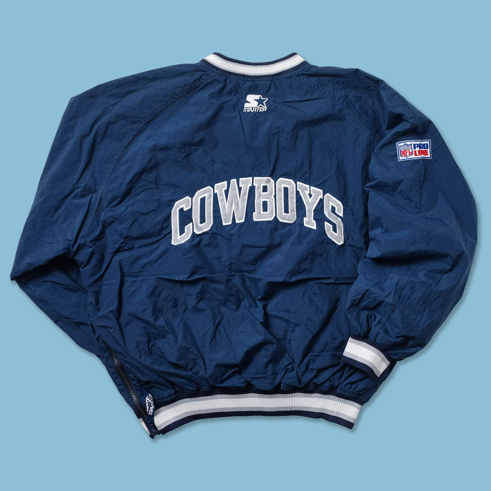 Vintage Starter Dallas Cowboys Windbreaker Large