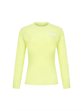 [WMS] Woman Essential Logo Rashguard Lime