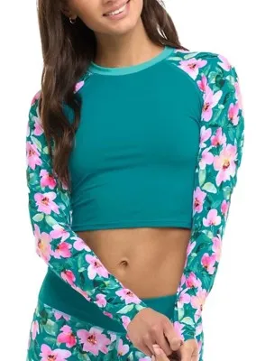 Women's Eidon Kiko Crop Swim Rashguard