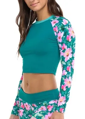 Women's Eidon Kiko Crop Swim Rashguard