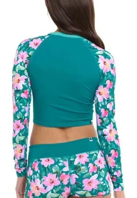 Women's Eidon Kiko Crop Swim Rashguard