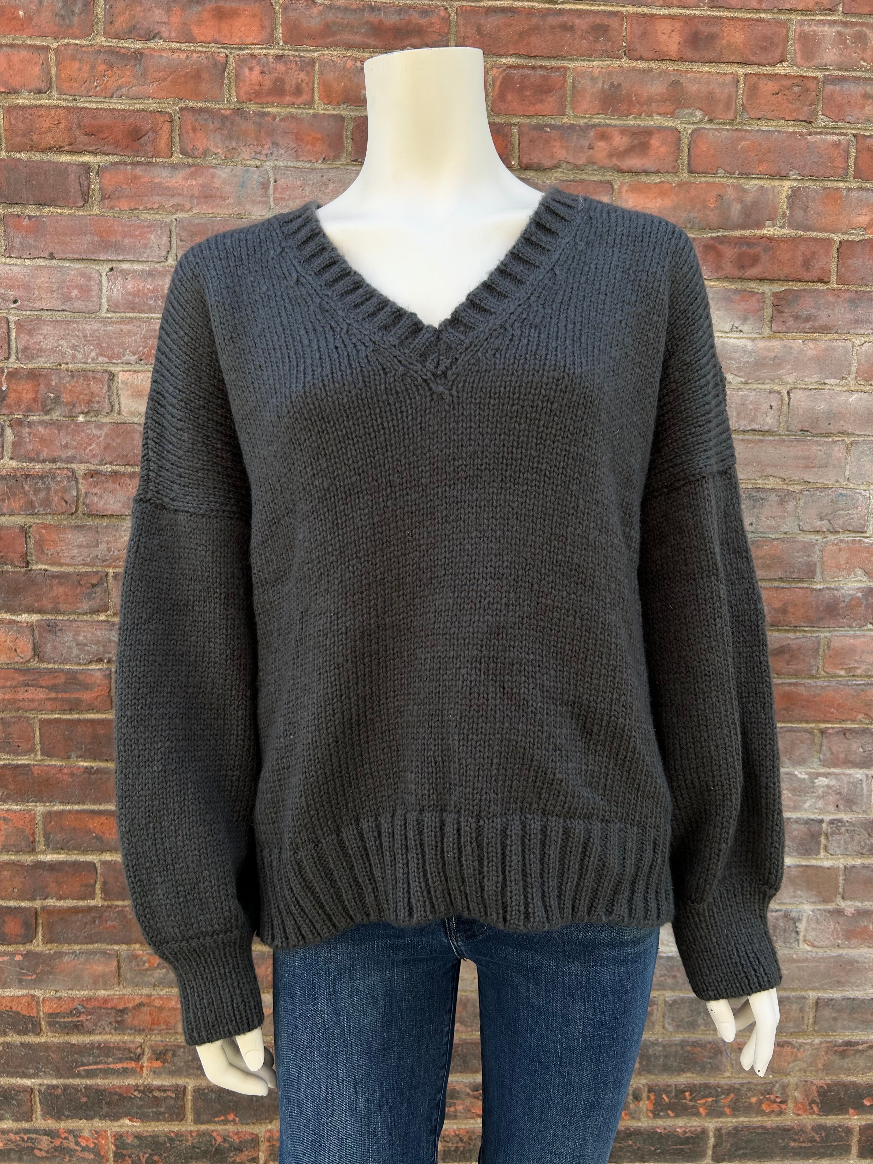 WOODEN SHIPS CLAIRE OVERSIZE V SWEATER