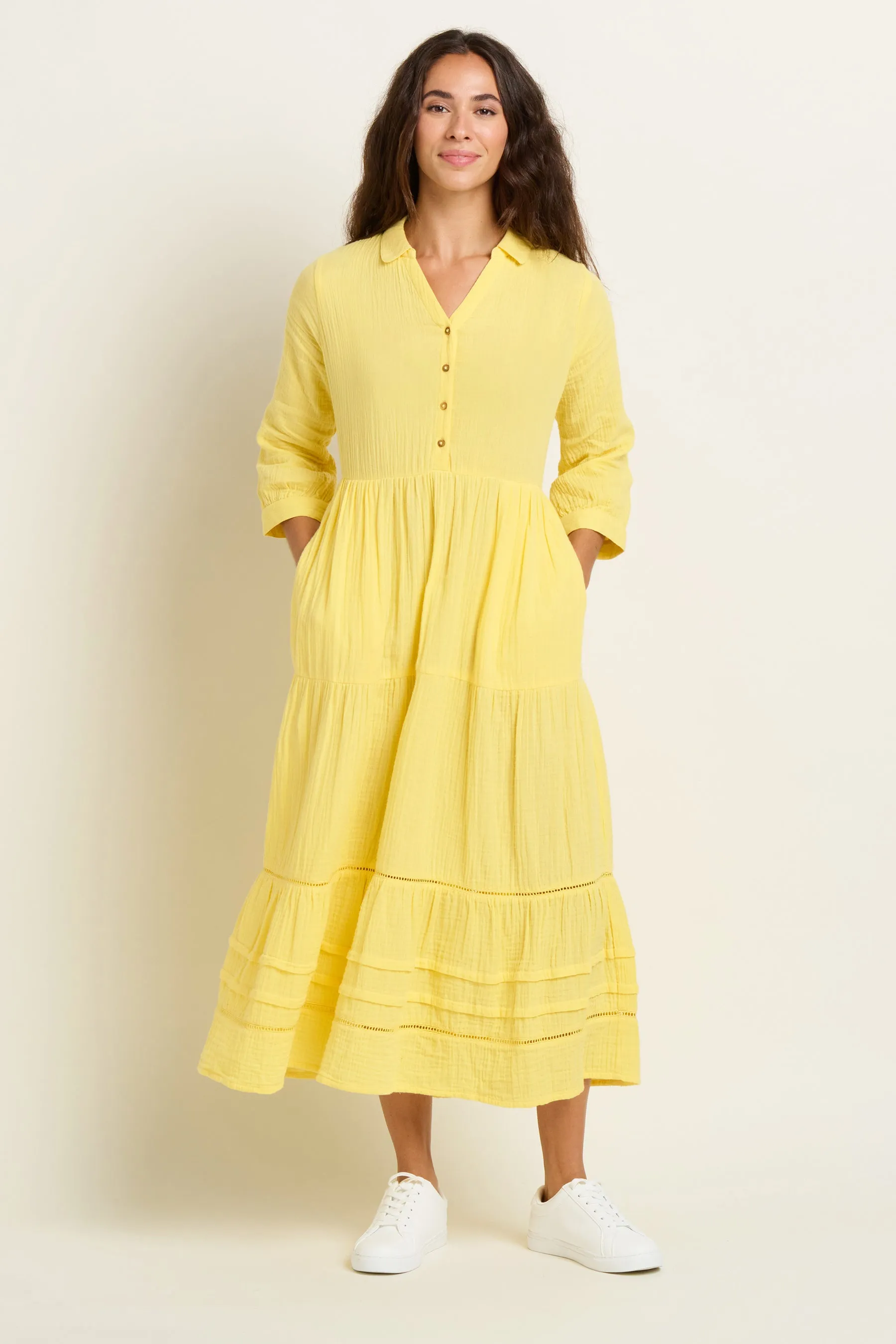 Yellow Erica Maxi Dress