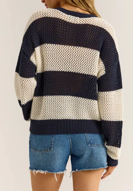 Z SUPPLY BROADBEACH STRIPE SWEATER